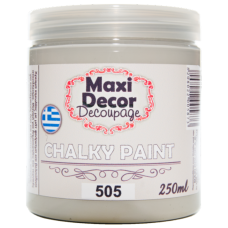 Χρώμα Κιμωλίας 250ml Maxi Decor Chalky 505 Γκρι_CH505250